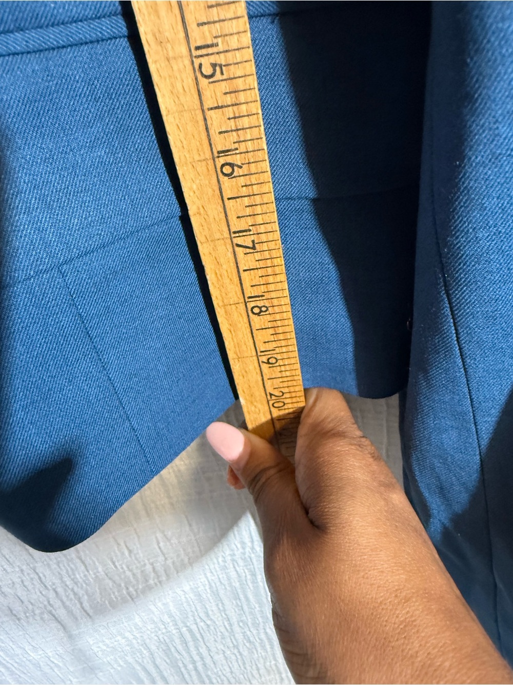 MM LaFleur The Aniya Crop Jacket - Italian Wool Twill bluebell size 6 nwt - Picture 11 of 14